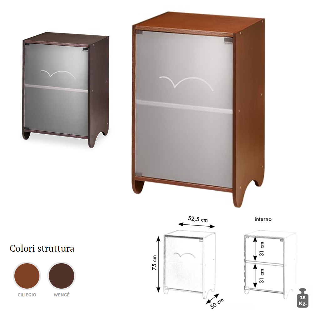 ELETTRO BEAUTY MOBILETTO IN LEGNO NIKY CA.307