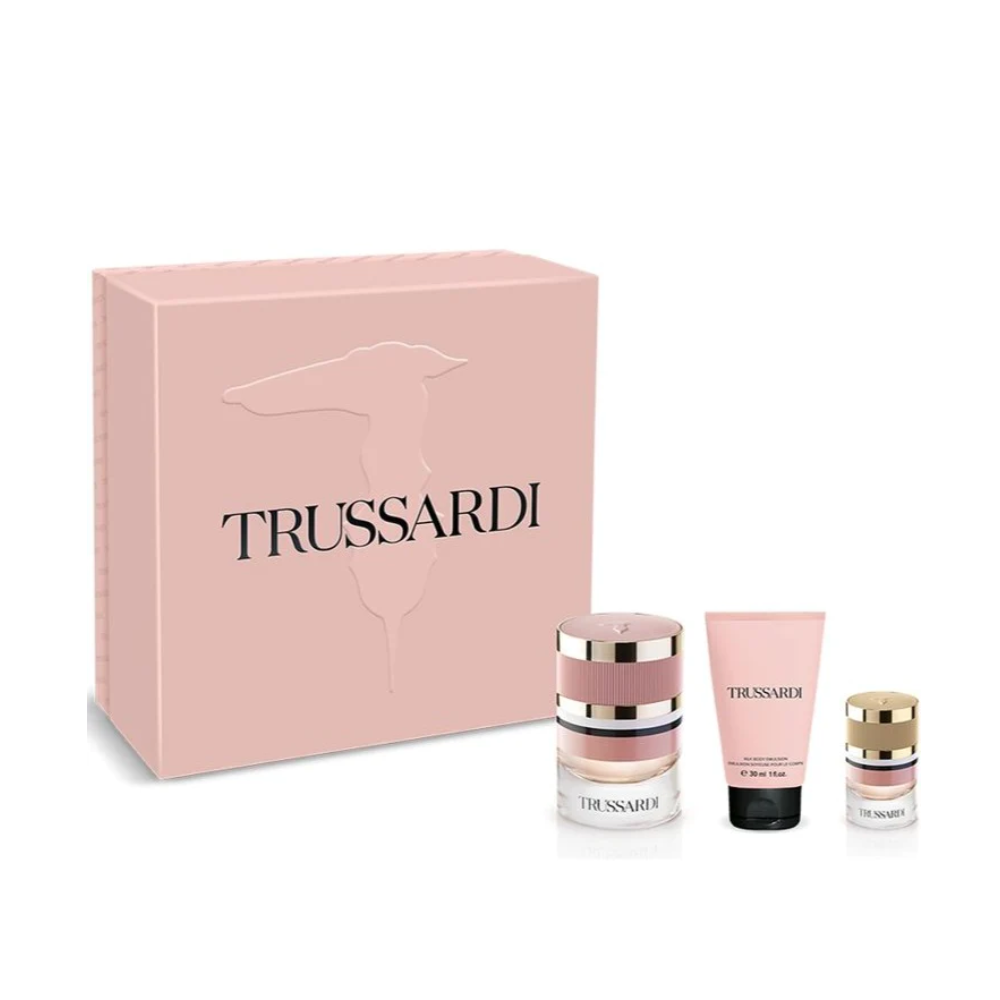 TRUSSARDI DONNA CONF. EDP 30ML+ EDP 7ML+ LATTE CORPO 30ML