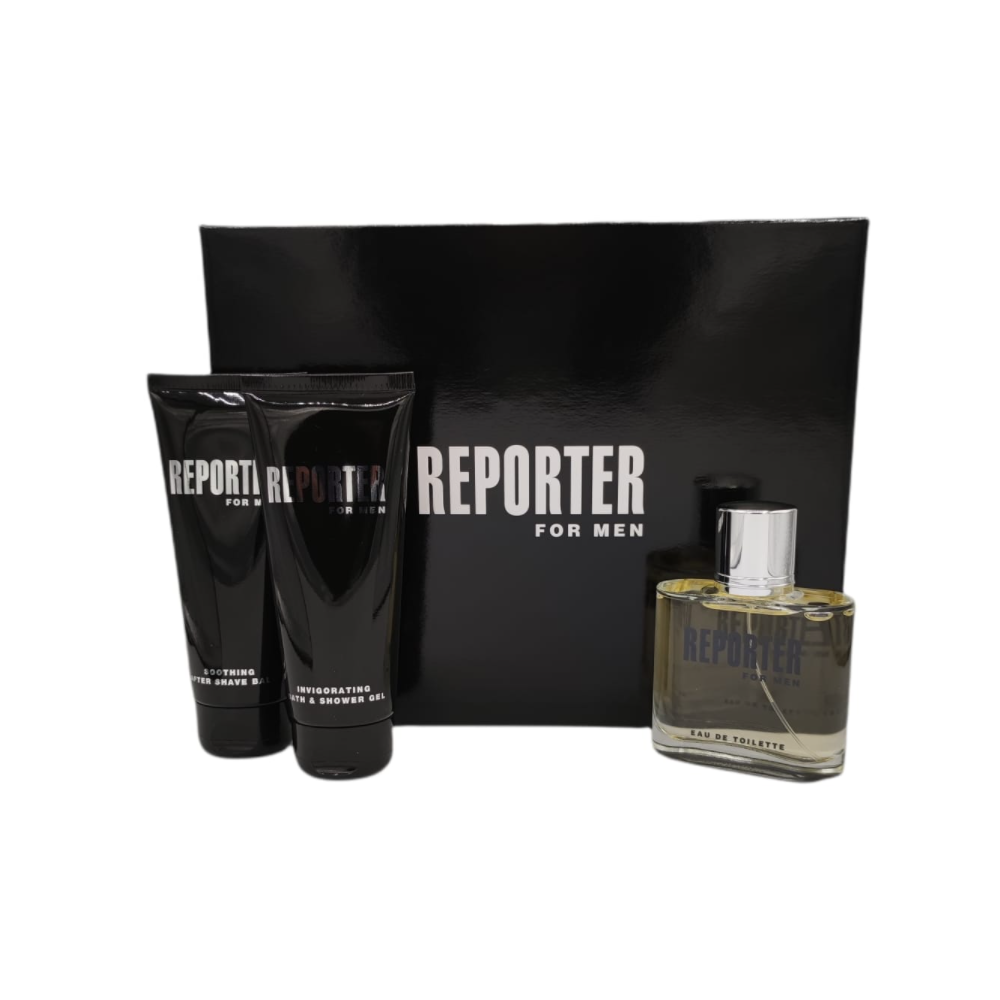 REPORTER FOR MEN CONF.EDT 75ML+AFTER SHAVE 100ML+GEL DOCCIA 100ML