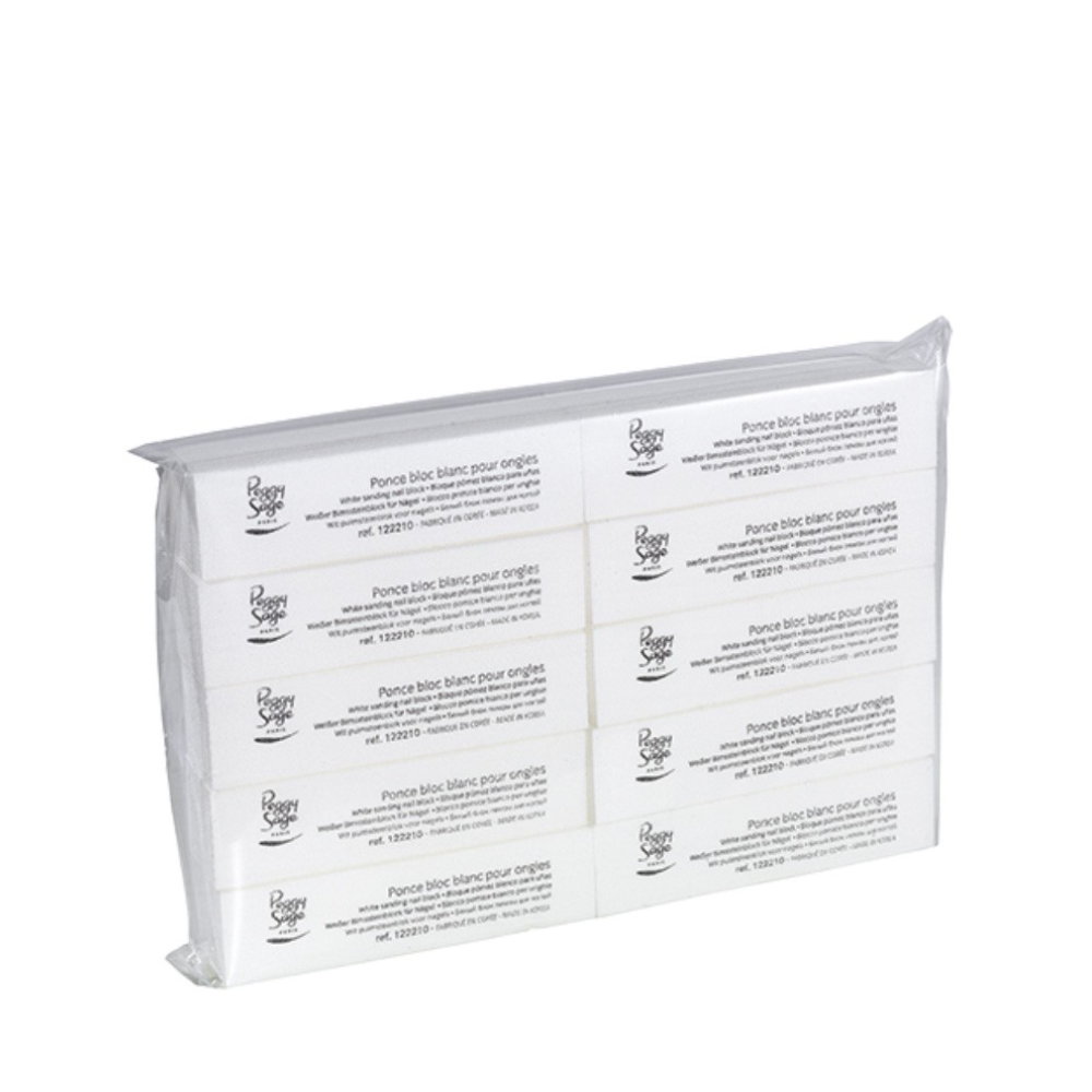 PEGGY SAGE 122209 BLOCCO DI PIETRA POMICE BIANCO X 10