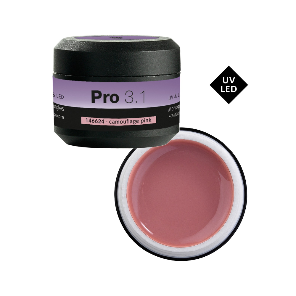 PEGGY SAGE 146624 PRO 3.1 GEL MONOFASE UV/LED 15GR MIMETICO PINK