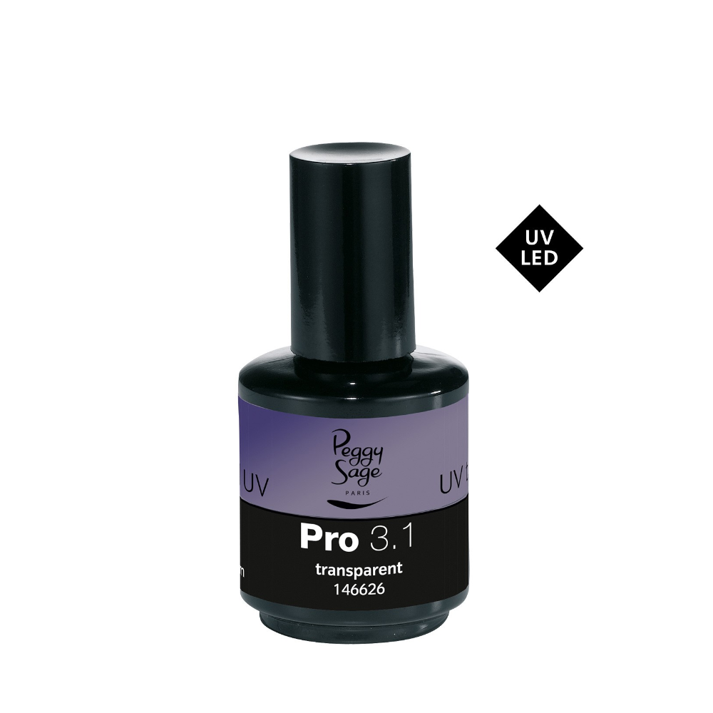 PEGGY SAGE 146626 PRO 3.1 GEL MONOFASE UV/LED 15ML TRASPARENTE