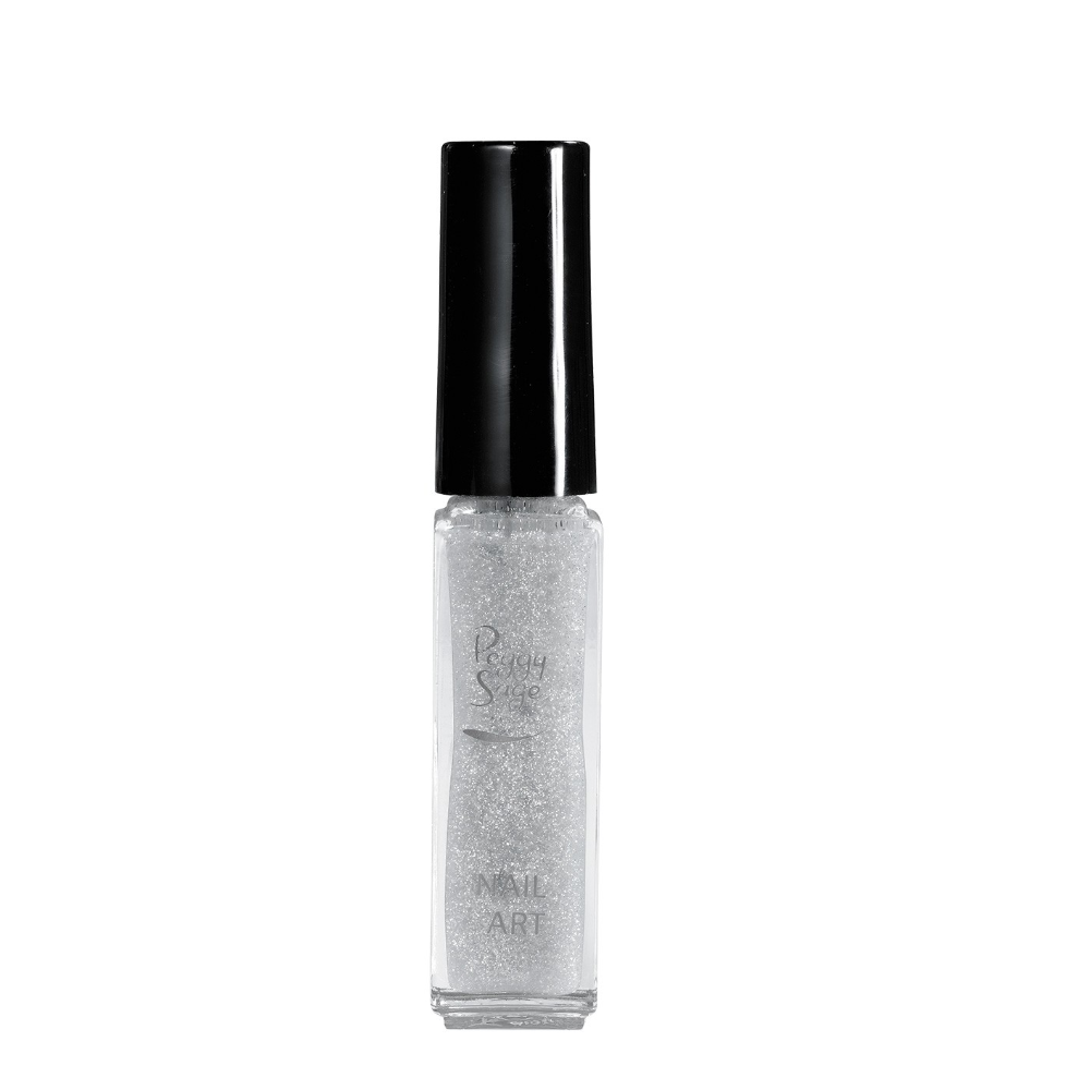 PEGGY SAGE 149476 SMALTI PER UNGHIE NAIL ART PAILLETÉ ARGENT 7ML