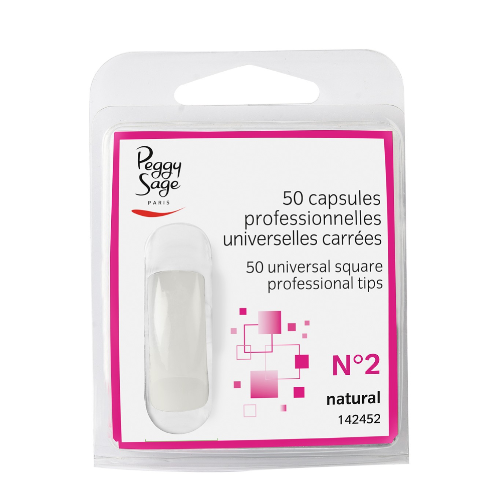 PEGGY SAGE 142452 50 CAPSULE PROFESSIONALI UNIVERSALI QUADRATE N°2