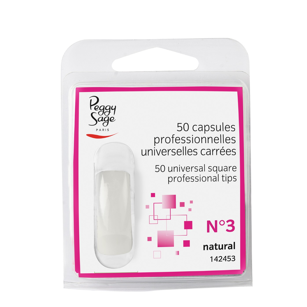 PEGGY SAGE 142453 50 CAPSULE PROFESSIONALI UNIVERSALI QUADRATE N°3