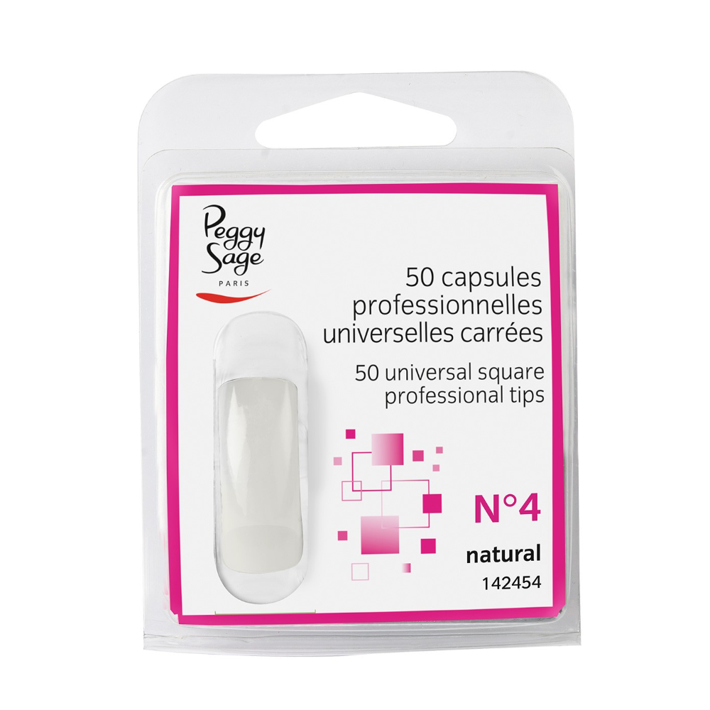 PEGGY SAGE 142454 50 CAPSULE PROFESSIONALI UNIVERSALI QUADRATE N°4