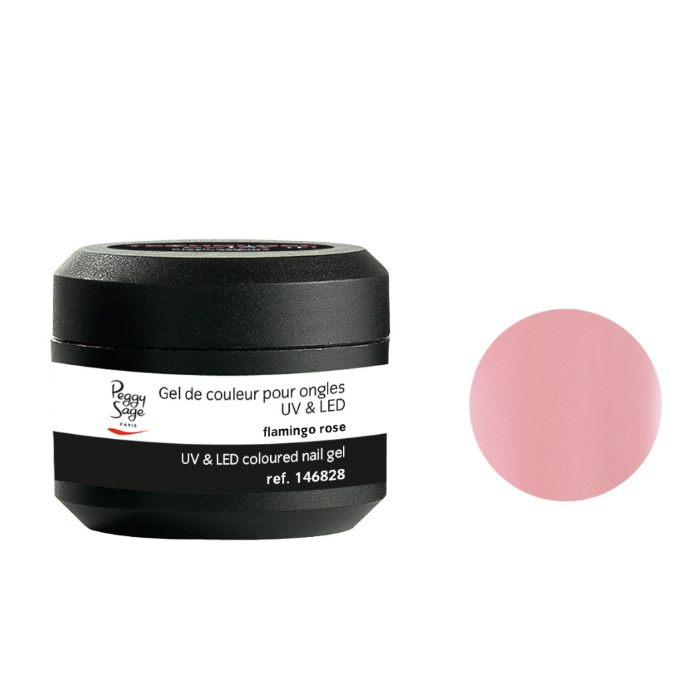 PEGGY SAGE 146828 GEL UV/LED COLORATO PER UNGHIE FLAMINGO ROSE 5GR