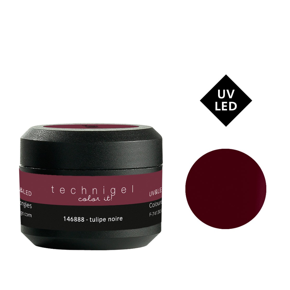 PEGGY SAGE 146888 GEL UV/LED COLORATO PER UNGHIE TULIPE NOIRE 5GR