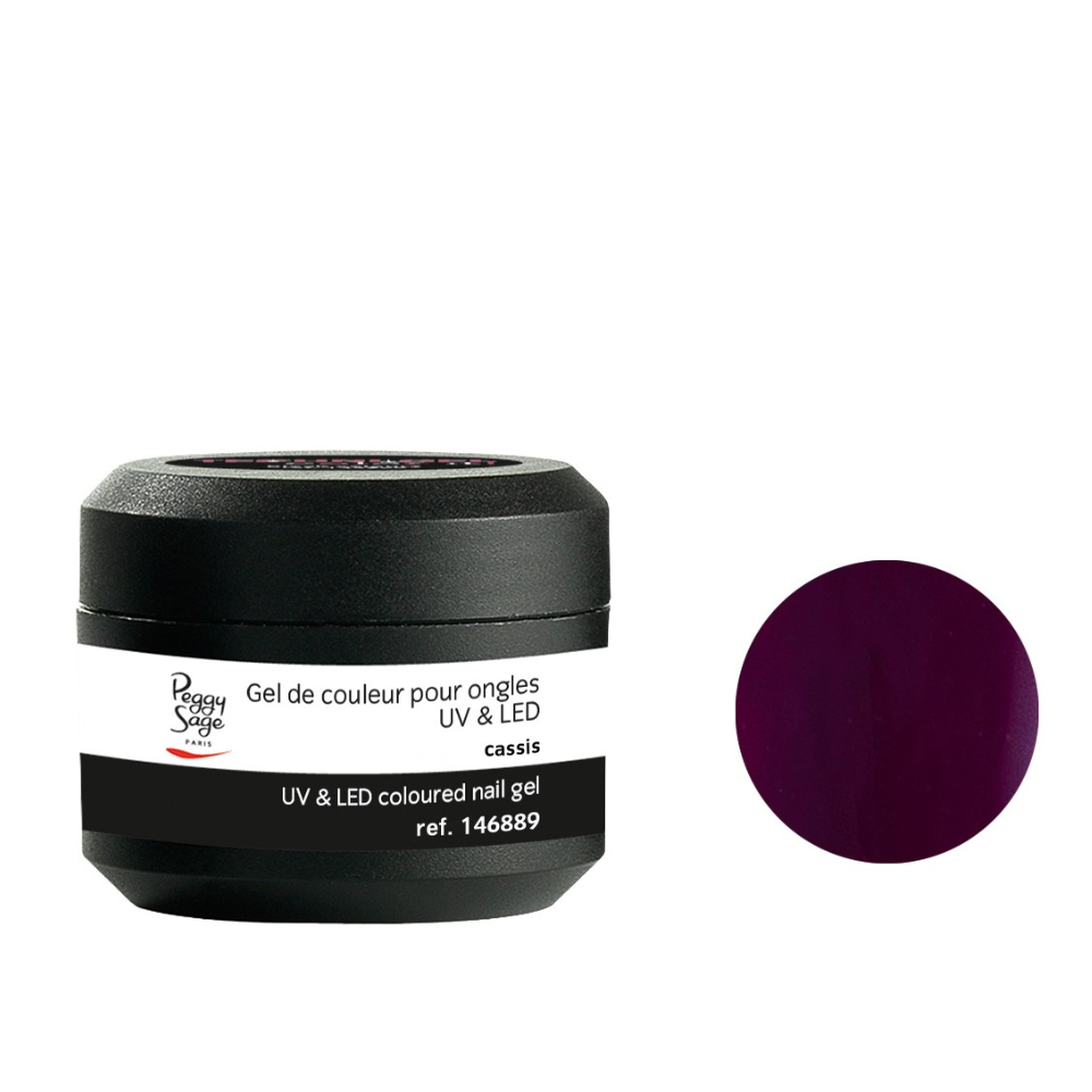 PEGGY SAGE 146889 GEL UV/LED COLORATO PER UNGHIE CASSIS 5GR