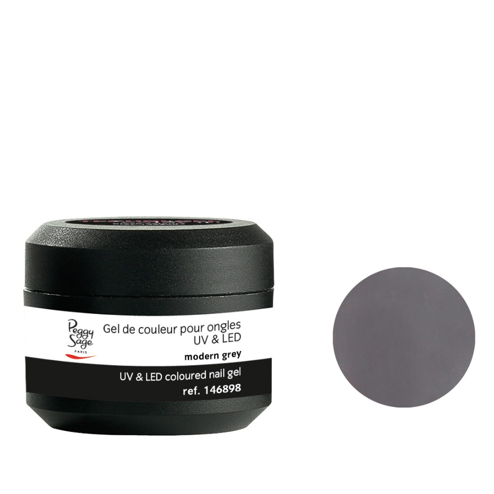 PEGGY SAGE 146898 GEL UV/LED COLORATO PER UNGHIE MODERN GREY 5GR