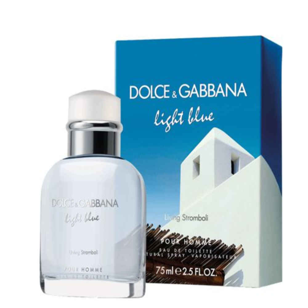 -DOLCE&GABBANA LIGHT BLUE LIVING STROMBOLI POUR HOMME EDT 75ML