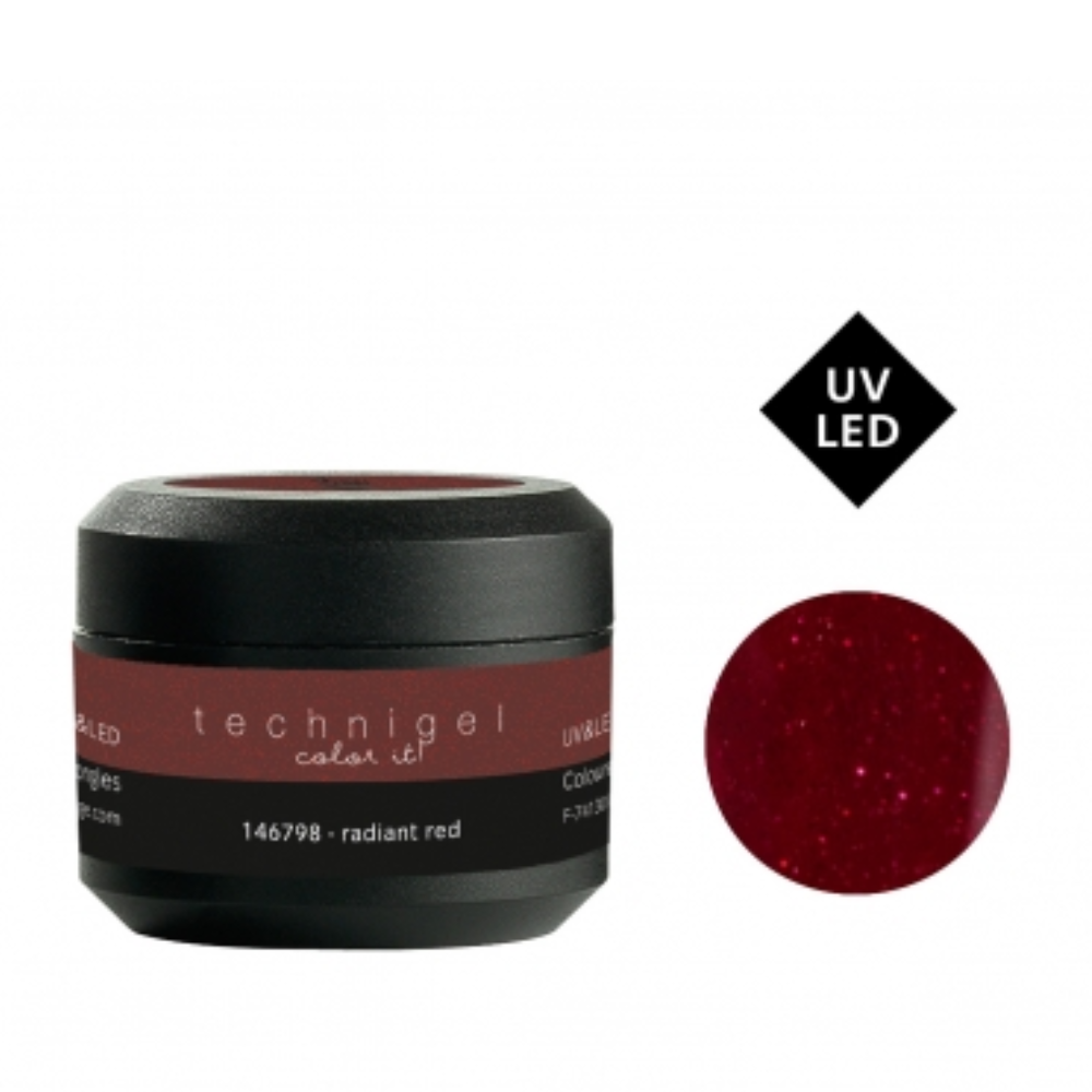 PEGGY SAGE 146798 GEL UV/LED COLORATO PER UNGHIE RADIANT RED 5GR