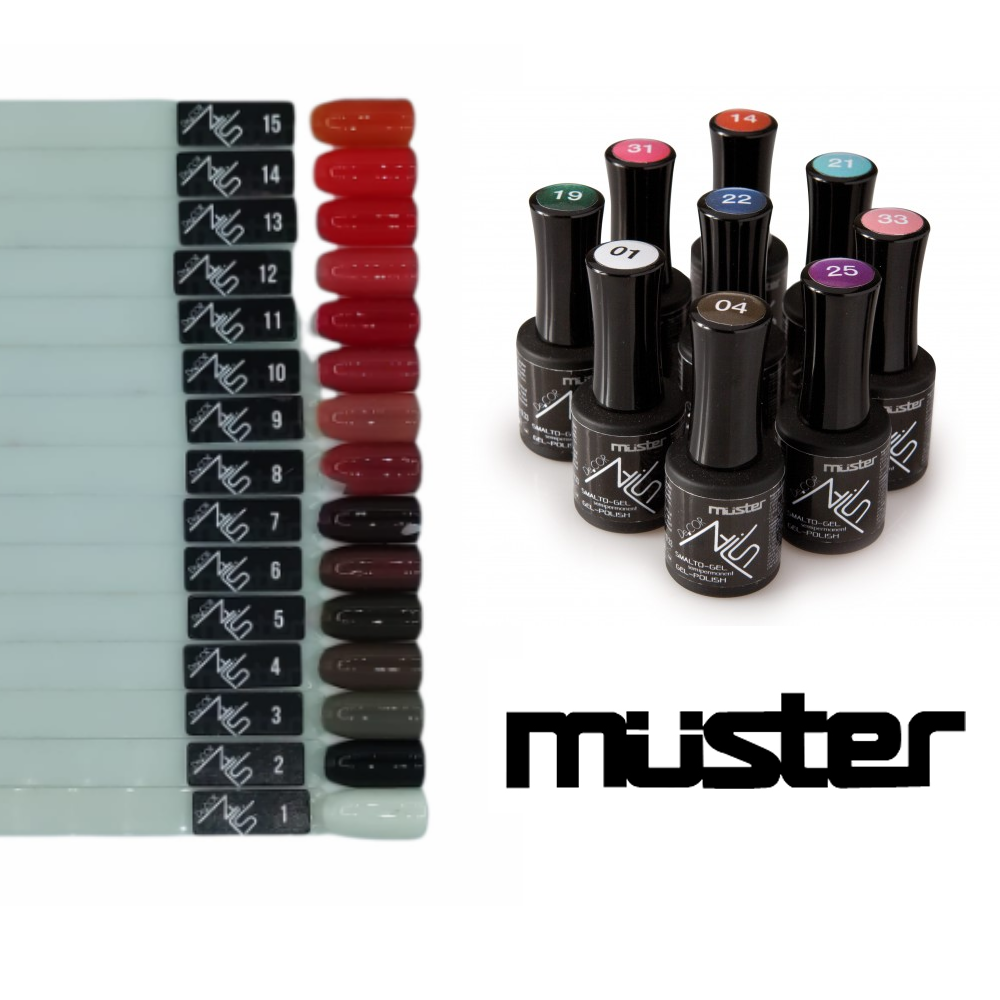 MUSTER 10306 SMALTO GEL SEMIPERMANENTE DECOR NAIL 10ML N°06