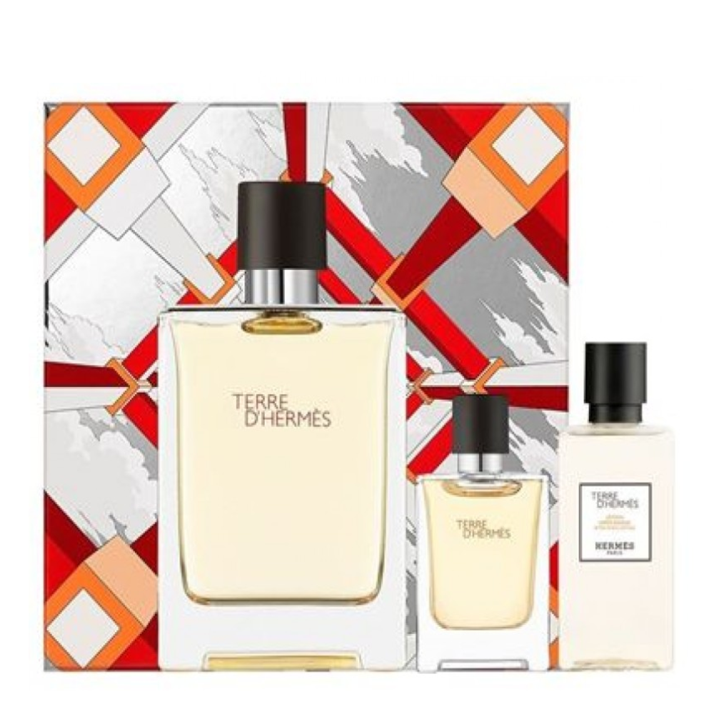 HERMES TERRE D'HERMES CONF.EDT 100ML + EDT 12,5ML + DOPOBARBA 40ML