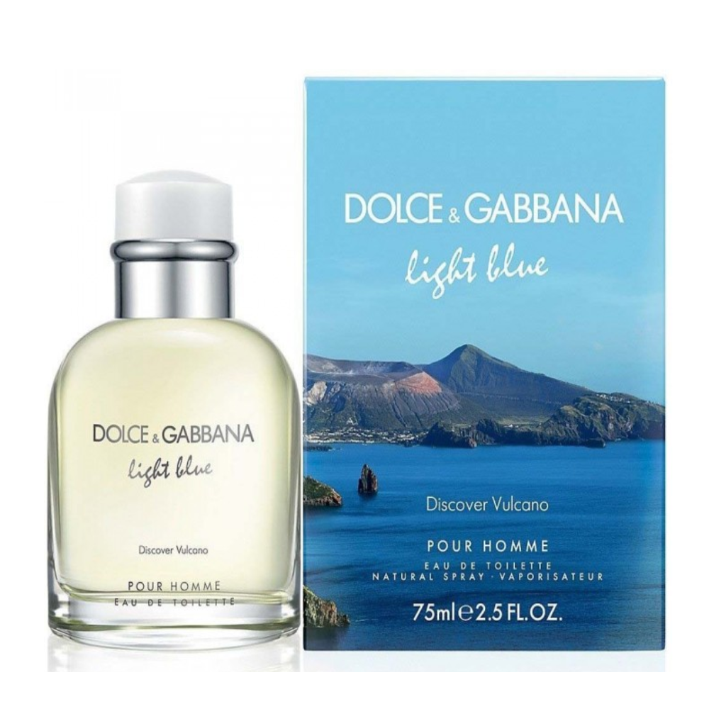 -DOLCE&GABBANA LIGHT BLUE DISCOVER VULCANO POUR HOMME EDT 75ML