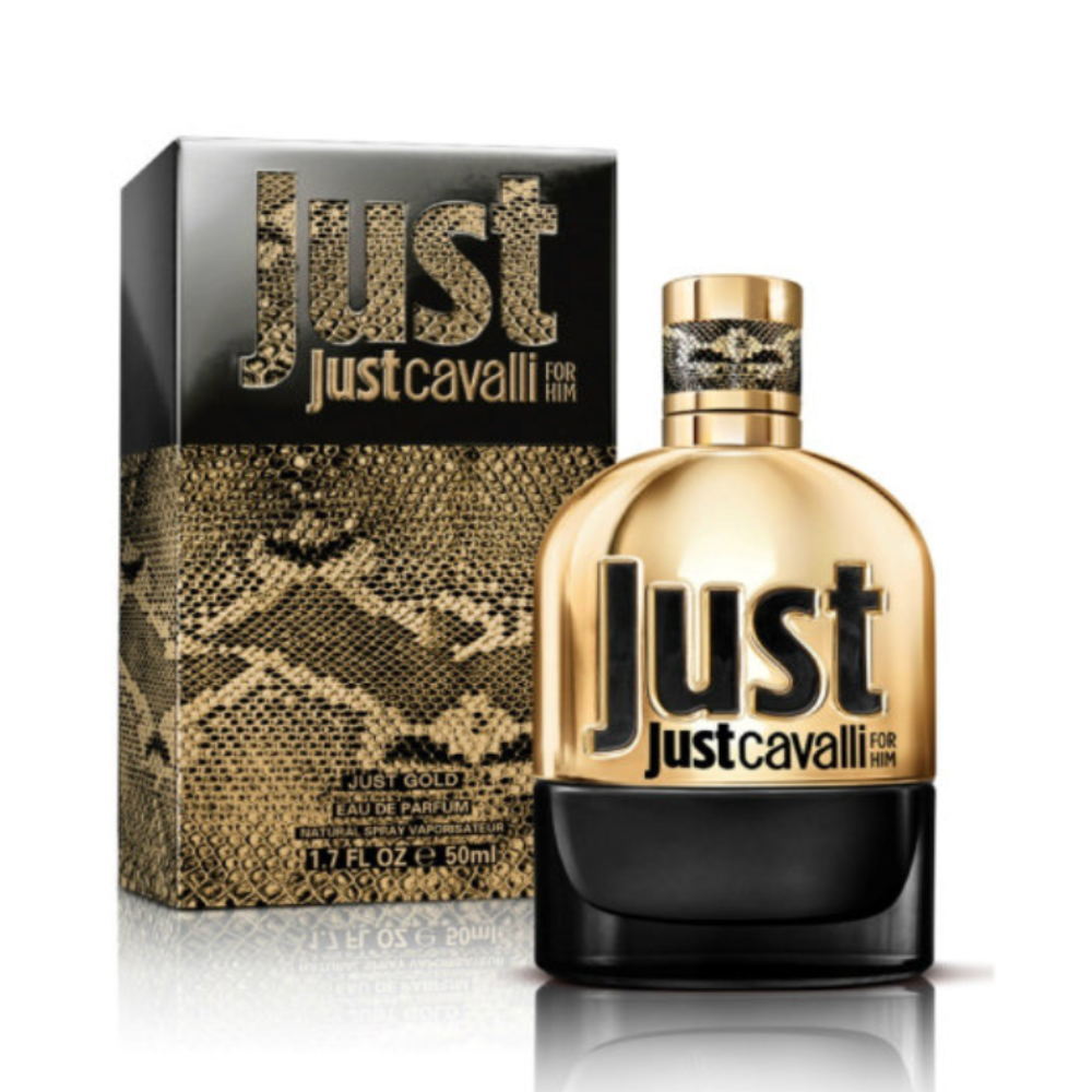 ROBERTO CAVALLI JUST GOLD FOR HIM EDP 50ML