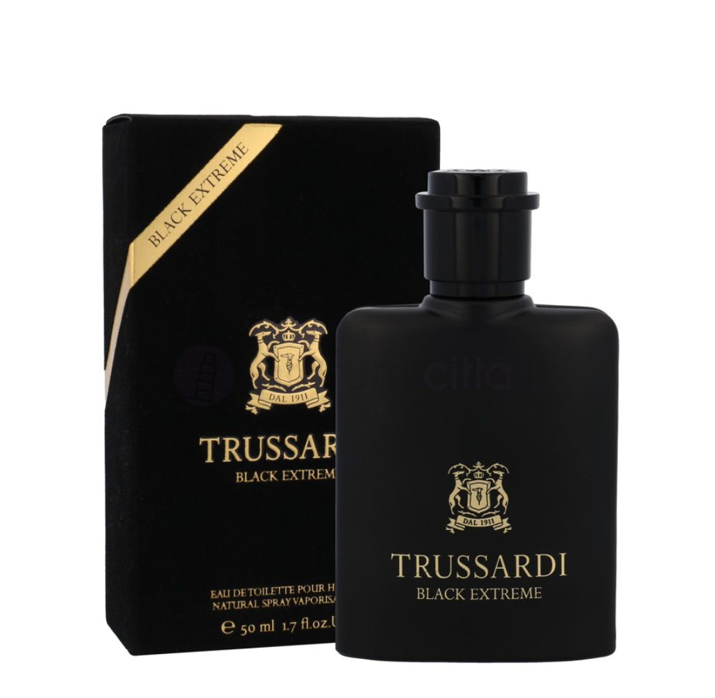 TRUSSARDI BLACK EXTREME POUR HOMME EDT 50ML