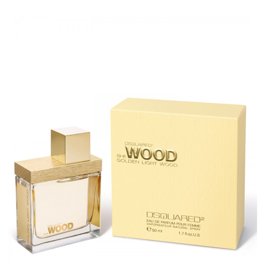 DSQUARED SHE WOOD GOLDEN LIGHT POUR FEMME EDP 50ML