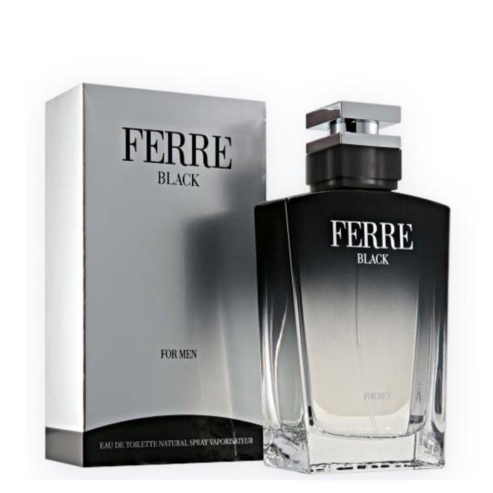 GIANFRANCO FERRE BLACK FOR MEN EDT 50ML