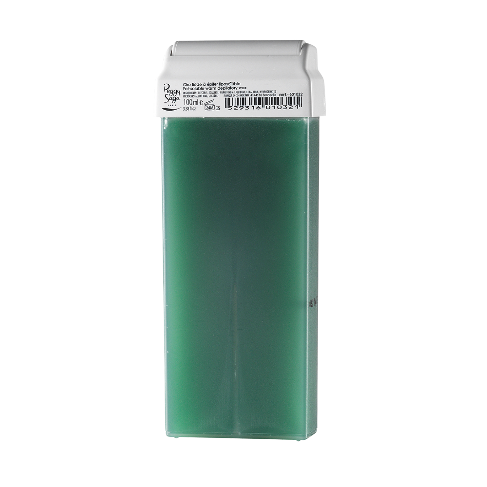 PEGGY SAGE 601032 CARTUCCIA DI CERA DEPILATORIA TIEPIDA 100ML VERT