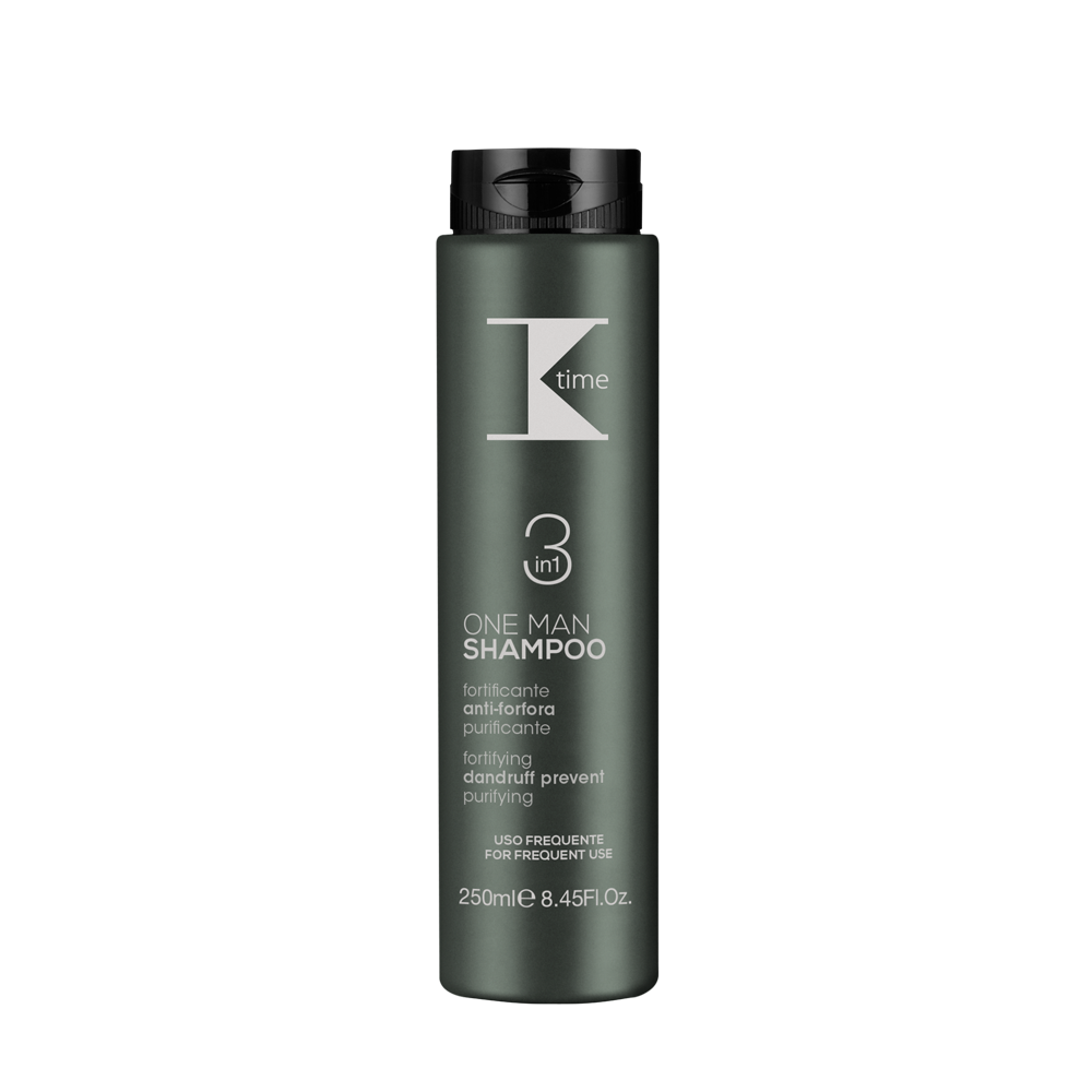 K-TIME ONE MAN SHAMPOO FORTIFICANTE ANTIFORFORA 3IN1 250ML