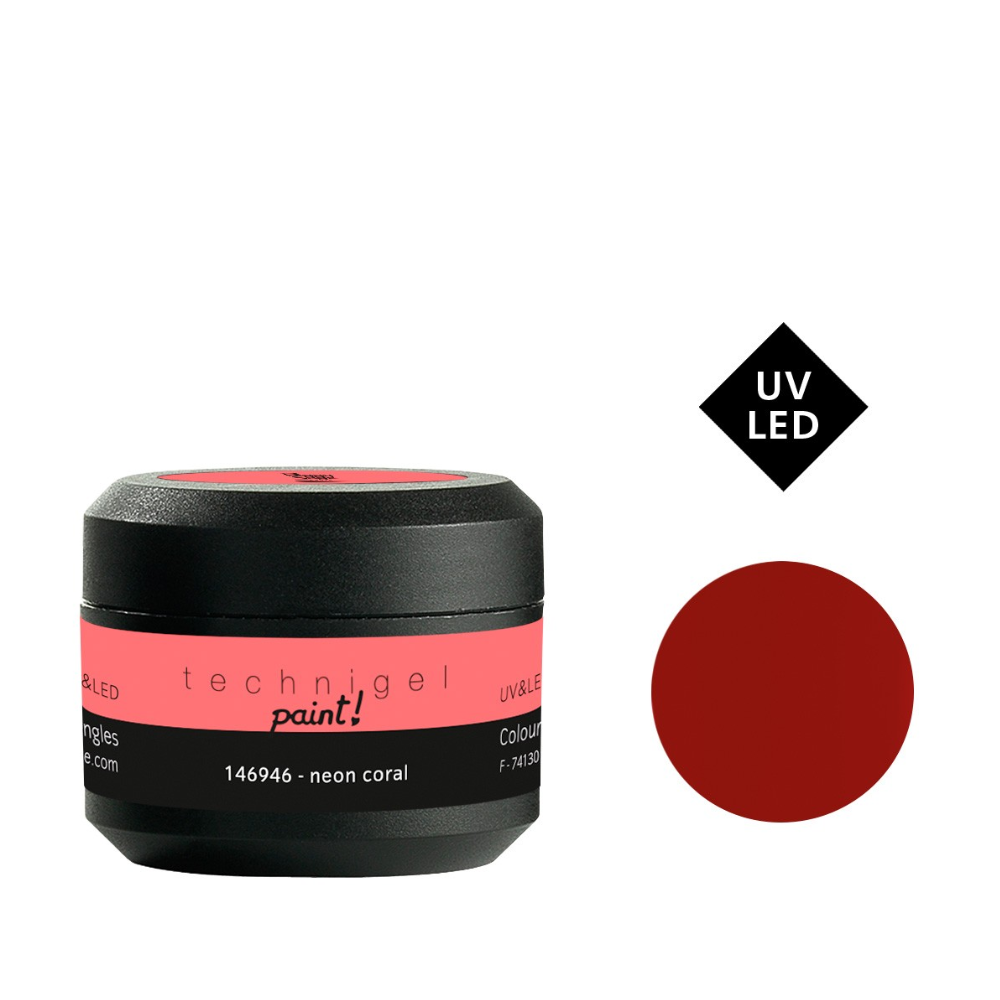 PEGGY SAGE 146946 GEL COLORATO PER UNGHIE UV/LED NEON CORAL 5GR