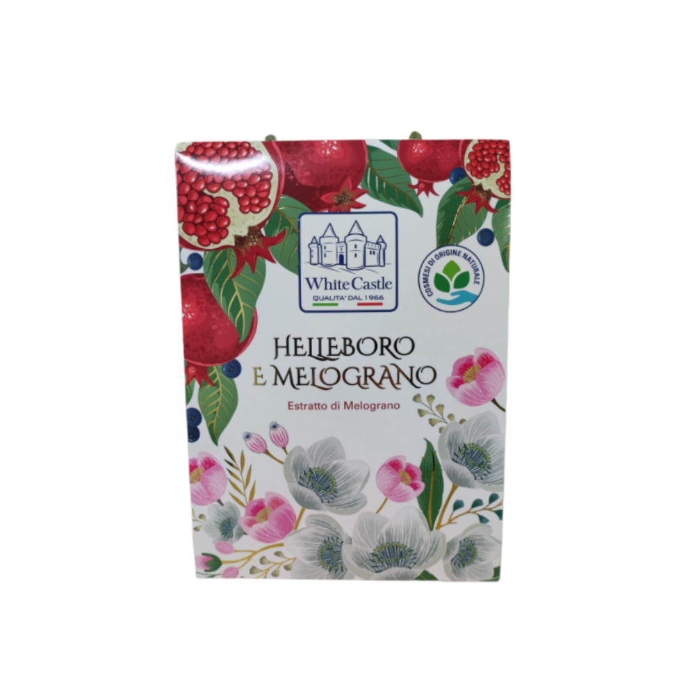 WHITE CASTLE HELLEBORO E MELOGRANO CONF. SAPONETTA 100G+BAGNO DOCCIA 400ML+SALI 350G 01059