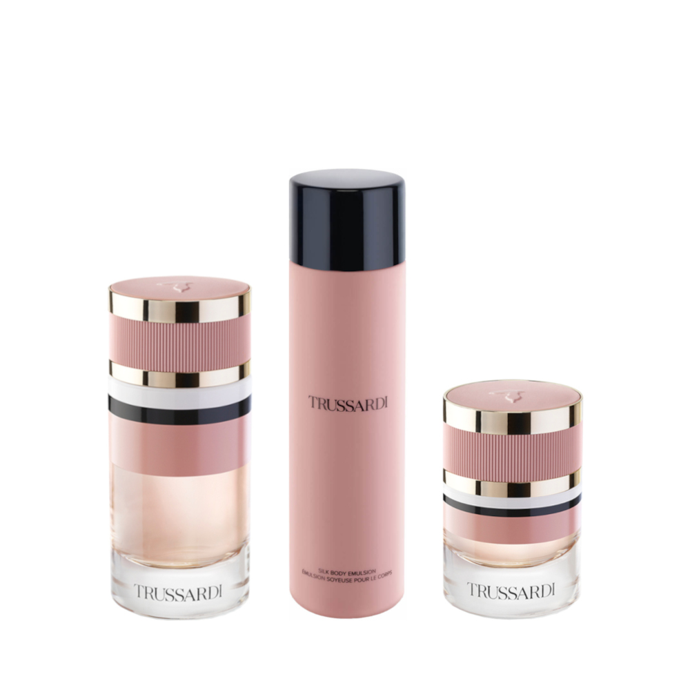 TRUSSARDI DONNA CONF. EDP 90ML+LATTE CORPO 200ML+PROFUMO CAPELLI 30ML