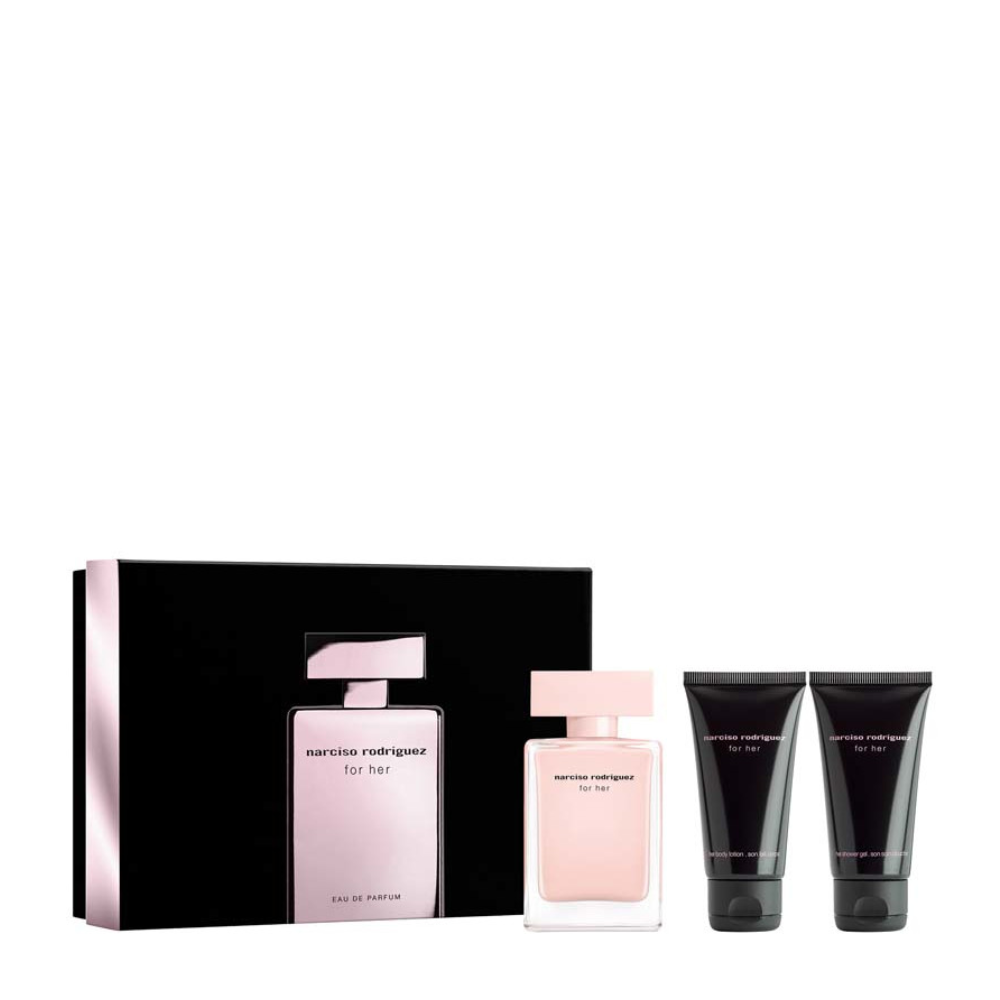 NARCISO RODRIGUEZ FOR HER CONF. LATTE CORPO 50ML+GEL DOCCIA 50ML+EDP 50ML
