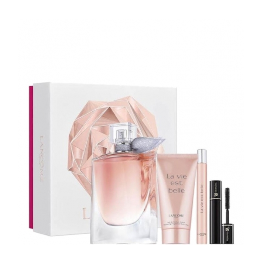 LANCOME LA VIE EST BELLE CONF. EDP 100ML+EDP 10ML+LOZIONE CORPO 50ML+MASCARA HYPNOSE
