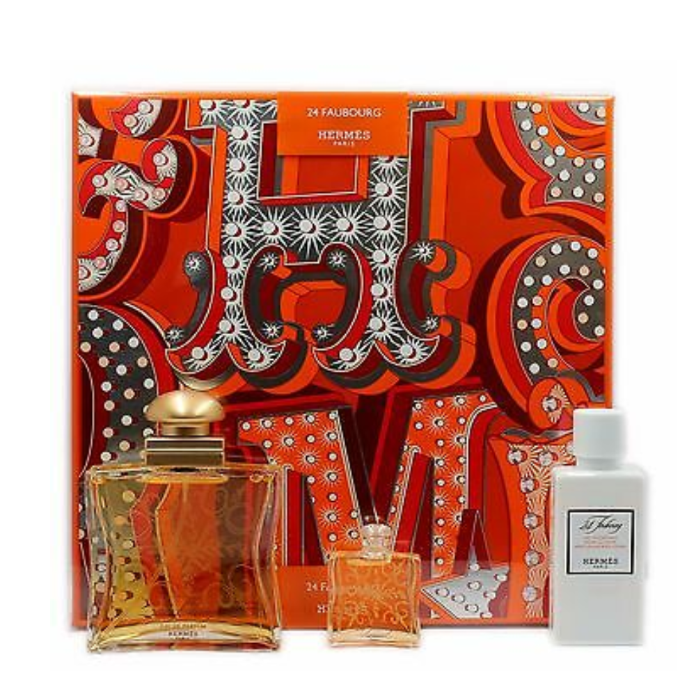 HERMES 24 FAUBOURG DONNA CONF.EDP 50ML+EDP 7.5ML+LATTE CORPO