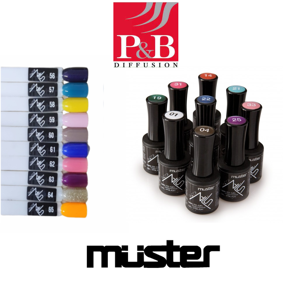 MUSTER 10356 SMALTO GEL SEMIPERMANENTE DECOR NAIL 10ML N°56