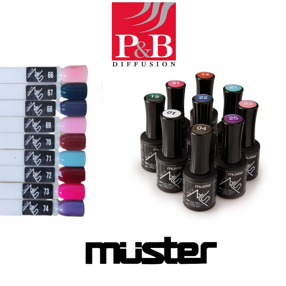 MUSTER 10366 SMALTO GEL SEMIPERMANENTE DECOR NAIL 10ML N°66