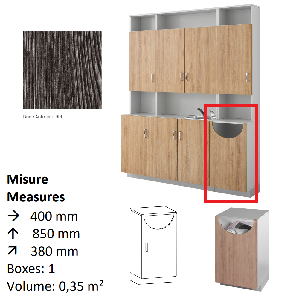AGV DIFFUSION 433146 PAK BASSO 31 ANTRACITE 991