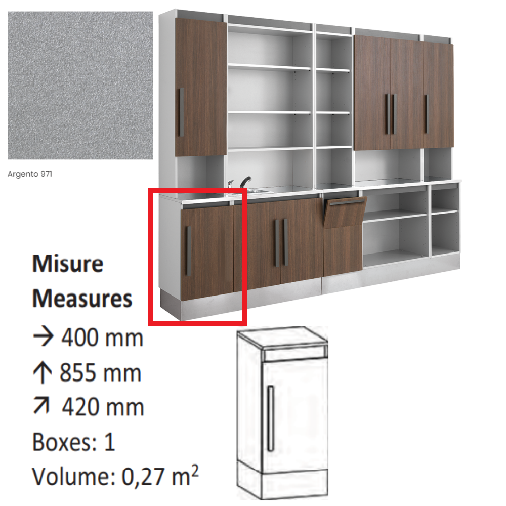 AGV GV DESIGN 425619 SERVIMOB DISPLAY G MOBILE DI SERVIZIO