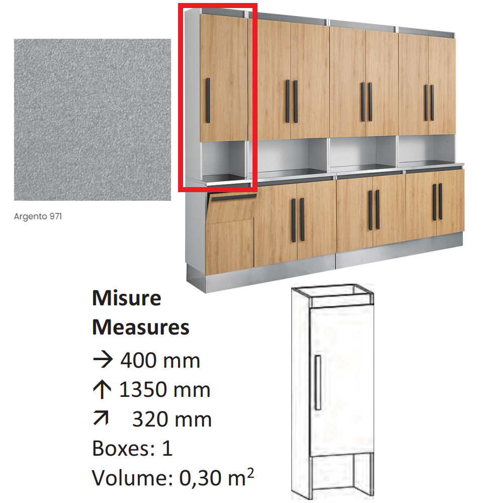AGV GV DESIGN 425919 SERVIMOB DISPLAY L MOBILE DI SERVIZIO