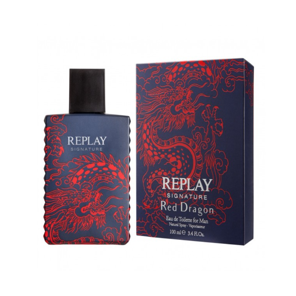 REPLAY SIGNATURE RED DRAGON EDT FOR MAN 100ML