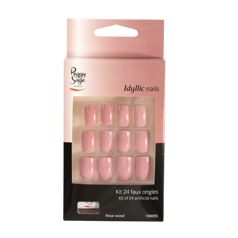 PEGGY SAGE 150055 SET 24 UNGHIE FINTE IDYLLIC NAILS ROSE WOOD