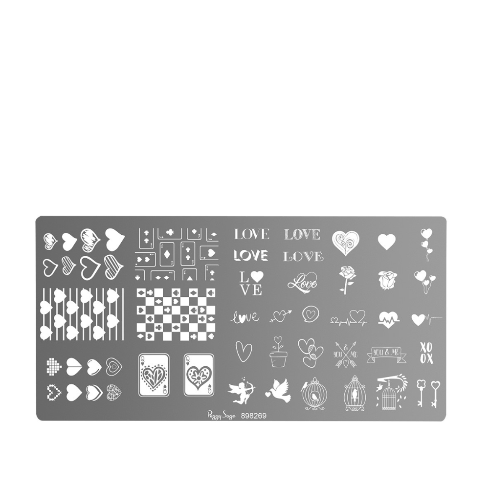 PEGGY SAGE 898268 TAVOLA DI STAMPING NAIL ART MANDALA