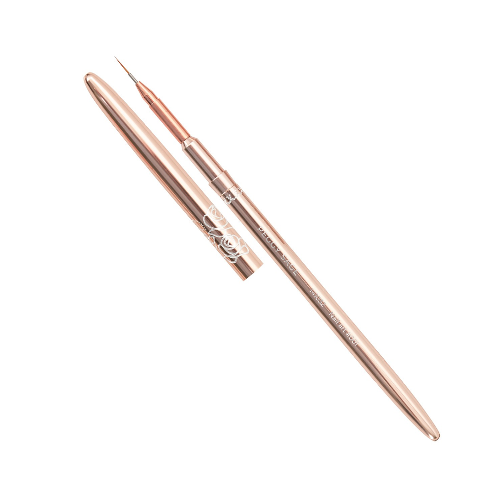 PEGGY SAGE 141032 PENNELLO NAIL ART ROSE GOLD LINER LUNGO MISURA 001