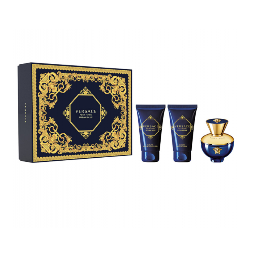 VERSACE DYLAN BLUE POUR FEMME CONF. EDP 50ML+LOZIONE CORPO 50ML+BAGNO DOCCIA GEL 50ML 7020673