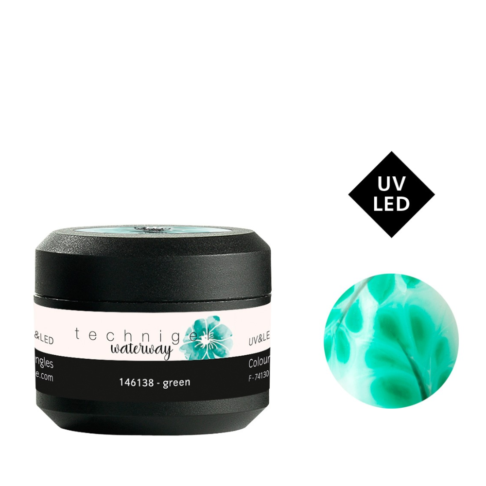 PEGGY SAGE 146138 GEL COLORATO PER UNGHIE UV/LED WATERWAY GREEN 5GR