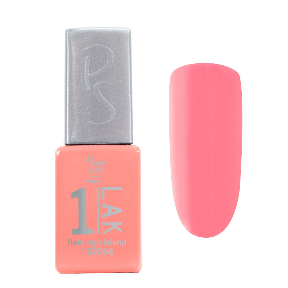 PEGGY SAGE 182068 ONE-LAK 1-STEP GEL POLISH FLAMINGO ISLAND 5ML