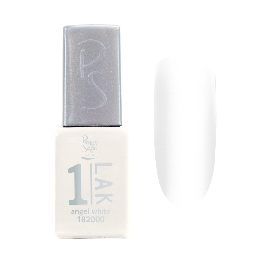 PEGGY SAGE 182000 ONE-LAK 1-STEP GEL POLISH ANGEL WHITE 5ML