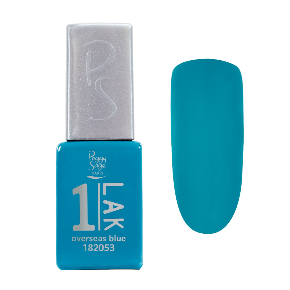 PEGGY SAGE 182053 ONE-LAK 1-STEP GEL POLISH OVERSEAS BLUE 5ML