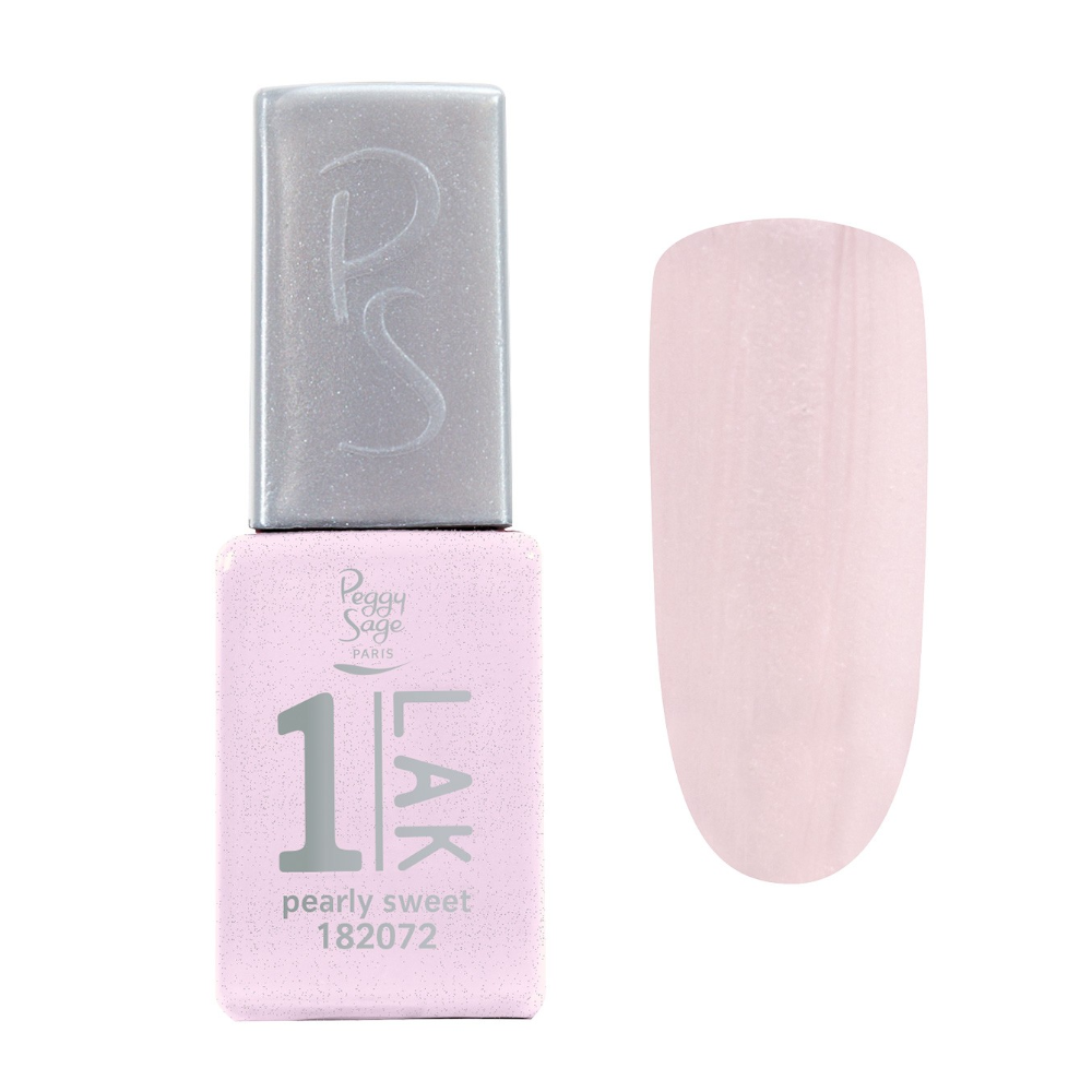 PEGGY SAGE 182072 ONE-LAK 1-STEP GEL POLISH PEARLY SWEET 5ML