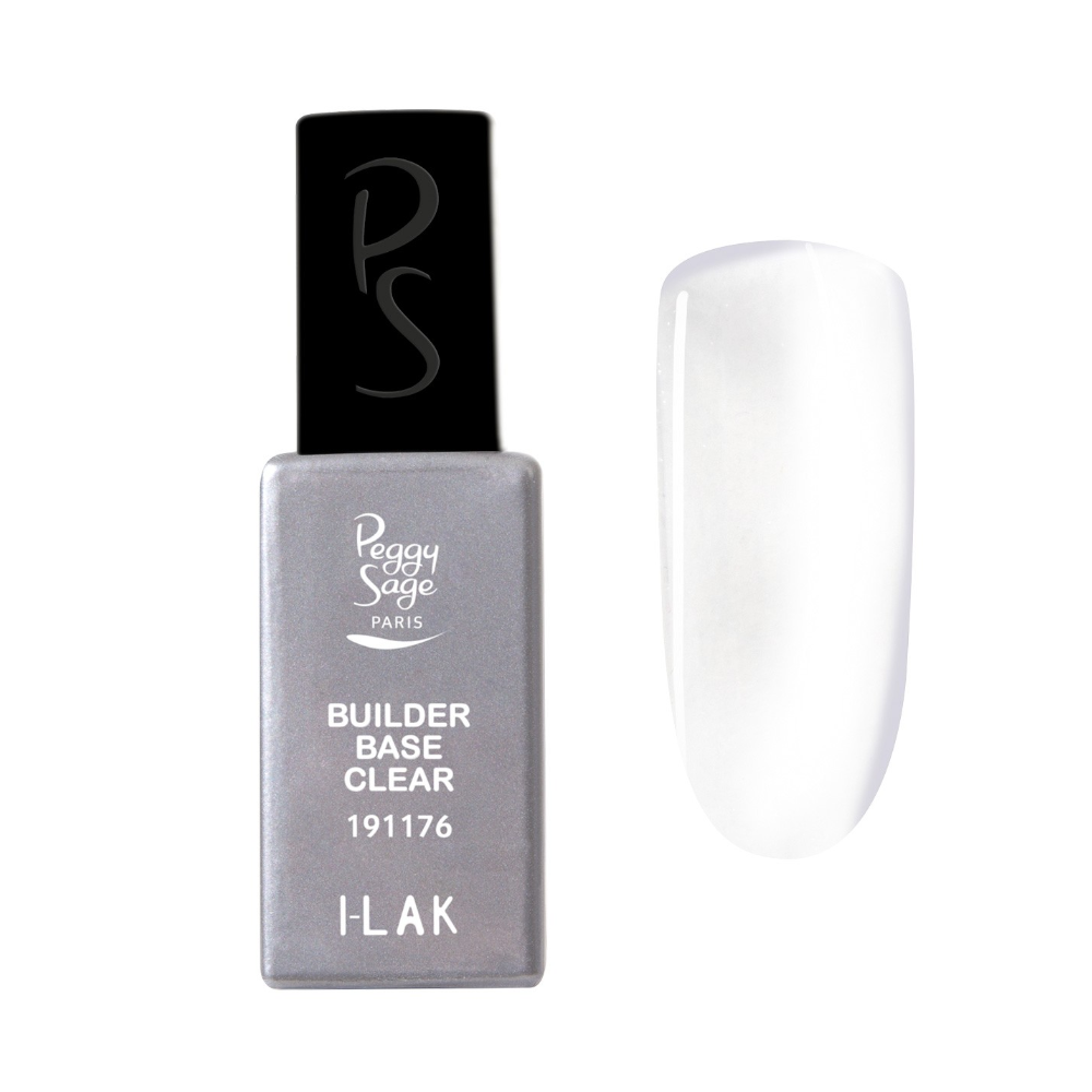 PEGGY SAGE 191176 I-LAK SOAK OFF GEL POLISH BUILDER BASE CLEAR 11ML