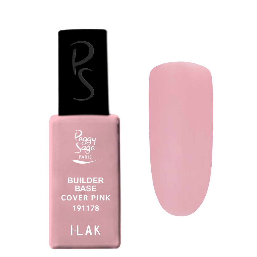 PEGGY SAGE 191178 I-LAK SOAK OFF GEL POLISH BUILDER BASE COVER PINK 11ML