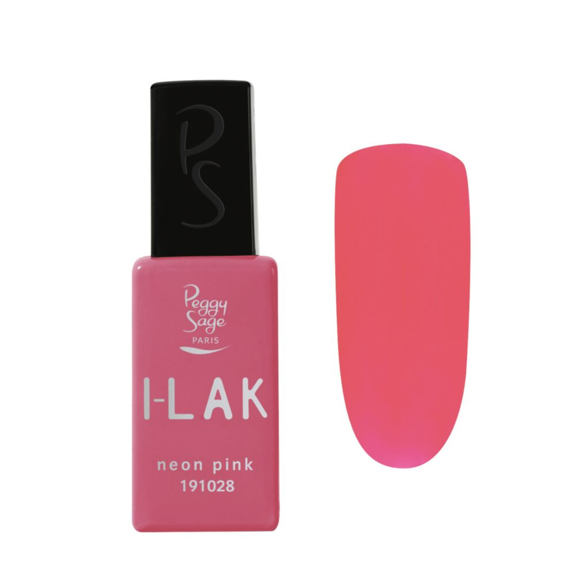 PEGGY SAGE 191028 I-LAK SOAK OFF GEL POLISH NEON PINK 11ML