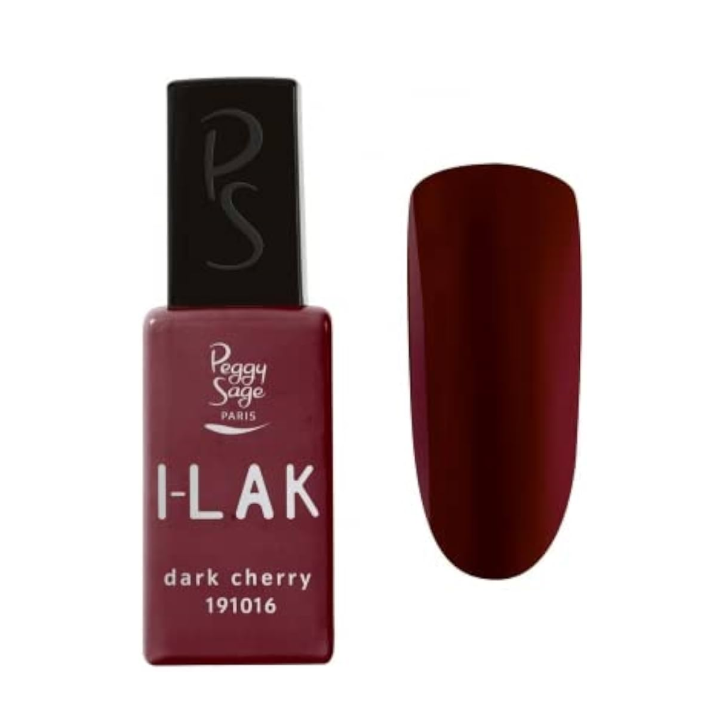 PEGGY SAGE 191016 I-LAK SOAK OFF GEL POLISH DARK CHERRY 11ML